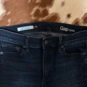 Gap 1969 Resolution Slim Straight Jean Size 27 Short